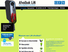 Tablet Screenshot of linafvalbak.nl